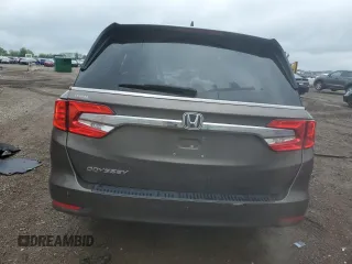 2020 Honda Odyssey EX with VIN 5FNRL6H5XLB032588, listed as a Copart auction lot 59366995 with 86,982 mi miles and Salvage title. Bid and sale history available at DreamBid. Image 6.