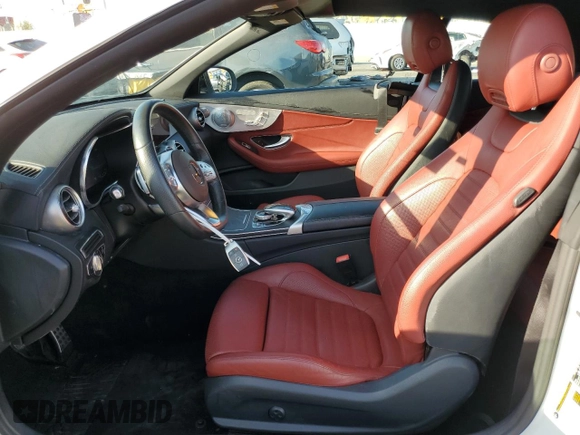 2020 Mercedes-Benz C 300 with VIN WDDWK8DB3LF959785, listed as a Copart auction lot 75055304 with 36,971 mi miles and Salvage Title. Bid and sale history available at DreamBid. Image 7.