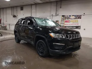 2020 Jeep Compass Sport with VIN 3C4NJDAB6LT115803, listed as a IAAI auction lot 40650953 with 113,078 mi miles. Bid and sale history available at carsss.com. Image 1.