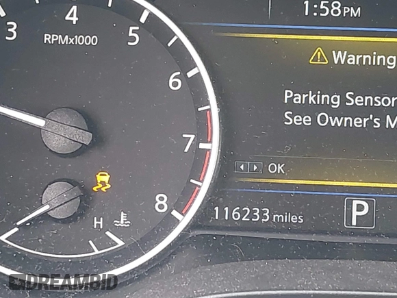 2017 Nissan Maxima SV with VIN 1N4AA6AP2HC416244, listed as a IAAI auction lot 41440680 with 116,233 mi miles and . Bid and sale history available at DreamBid. Image 16.