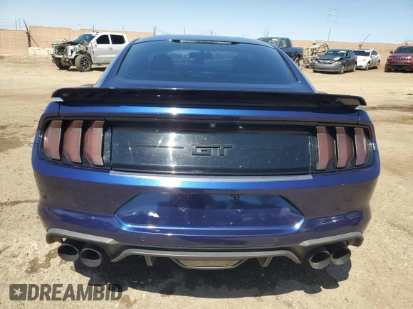 2018 Ford Mustang GT with VIN 1FA6P8CFXJ5165262, listed as a Copart auction lot 52105425 with 36,790 mi miles and Salvage Title. Bid and sale history available at DreamBid. Image 6.