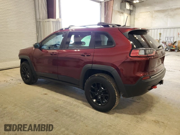 2019 Jeep Cherokee Trailhawk Elite with VIN 1C4PJMBX8KD229146, listed as a Copart auction lot 58832605 with 61,804 mi miles and Non repairable. Bid and sale history available at DreamBid. Image 2.