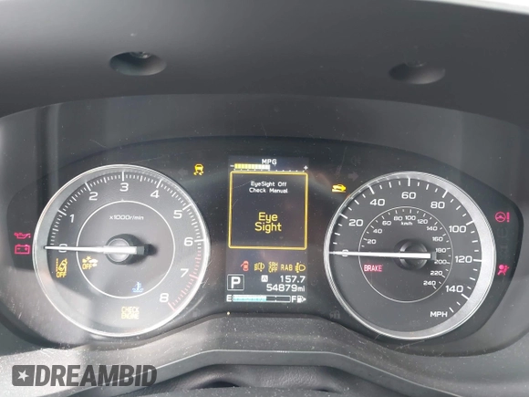 2017 Subaru Impreza Limited with VIN 4S3GTAT64H3737398, listed as a IAAI auction lot 41881726 with 54,879 mi miles. Bid and sale history available at carsss.com. Image 7.