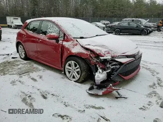 2019 Toyota Corolla Hatchback SE with VIN JTNK4RBE9K3043422, listed as a Copart auction lot 45981015 with 90,124 mi miles and Salvage Title. Bid and sale history available at carsss.com. Image 11.