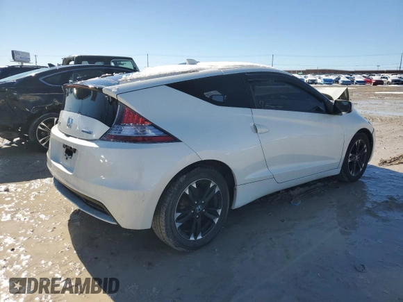 2015 Honda CR-Z EX with VIN JHMZF1D64FS001884, listed as a Copart auction lot 80671564 with 107,195 mi miles and Salvage title. Bid and sale history available at DreamBid. Image 3.