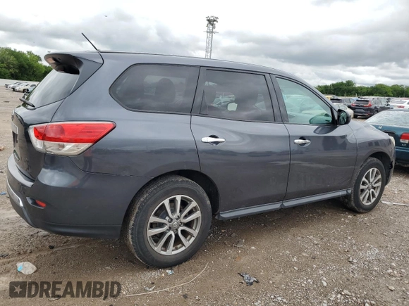 2013 Nissan Pathfinder S with VIN 5N1AR2MN1DC603471, listed as a Copart auction lot 55277185 with 126,297 mi miles and Clean Title. Bid and sale history available at carsss.com. Image 3.