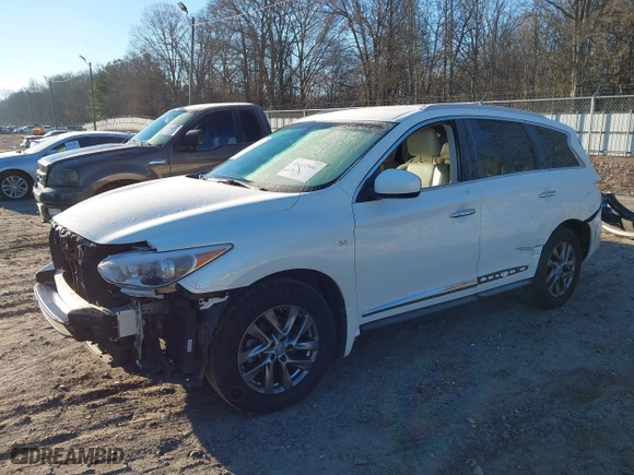 2015 Infiniti QX60 with VIN 5N1AL0MN5FC545082, listed as a IAAI auction lot 41422846 with 100,000 mi miles. Bid and sale history available at carsss.com. Image 18.