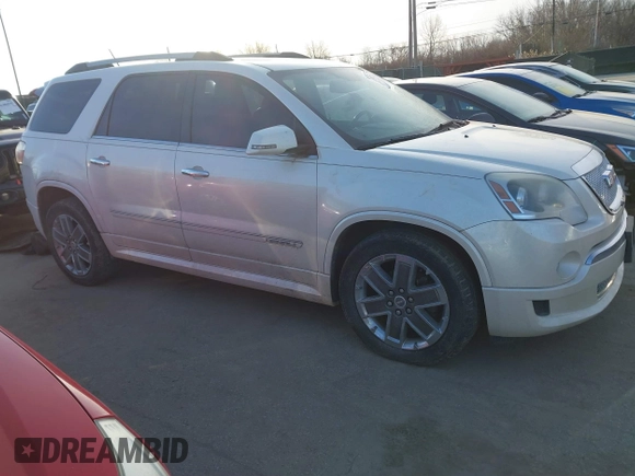 2012 GMC Acadia Denali with VIN 1GKKRTED2CJ141232, listed as a IAAI auction lot 41527714 with 239,697 mi miles and . Bid and sale history available at DreamBid. Image 13.