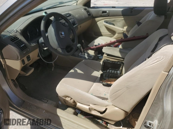 2005 Honda Civic LX with VIN 1HGEM225X5L052595, listed as a Copart auction lot 52519155 with Not Provided miles and Salvage Title. Bid and sale history available at DreamBid. Image 7.