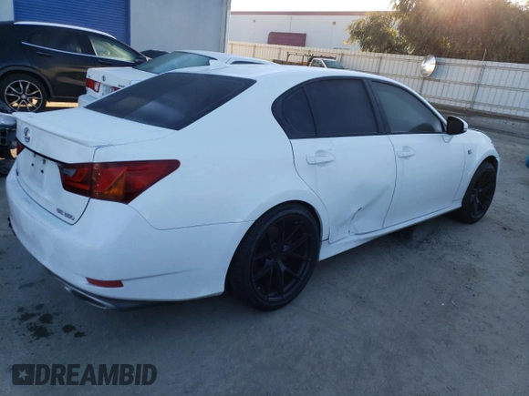 2015 Lexus GS 350 with VIN JTHBE1BL0FA002579, listed as a Copart auction lot 38811023 with 72,383 mi miles. Bid and sale history available at carsss.com. Image 3.