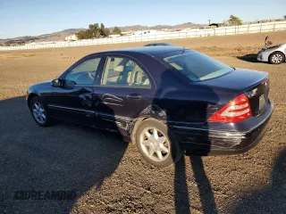 2001 Mercedes-Benz C 320 with VIN WDBRF64J61F078422, listed as a Copart auction lot 78873084 with 236,278 mi miles and Salvage Title. Bid and sale history available at DreamBid. Image 2.