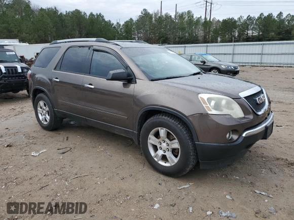 2012 GMC Acadia SL with VIN 1GKKVNED1CJ157056, listed as a Copart auction lot 44316695 with 262,380 mi miles and Salvage title. Bid and sale history available at DreamBid. Image 4.