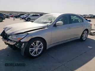 2011 Hyundai Genesis with VIN KMHGC4DF8BU142583, listed as a Copart auction lot 50030365 with 108,603 mi miles and Salvage Title. Bid and sale history available at carsss.com. Image 1.