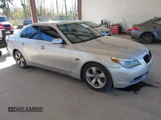 2004 BMW 5 Series 530i with VIN WBANA73544B807017, listed as a IAAI auction lot 42025096 with 144,326 mi miles. Bid and sale history available at carsss.com. Image 1.