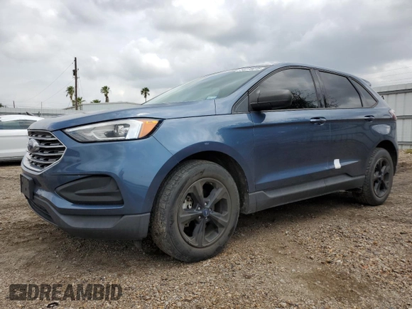 2019 Ford Edge SE with VIN 2FMPK3G93KBB75595, listed as a Copart auction lot 54278415 with 57,663 mi miles and Salvage title. Bid and sale history available at DreamBid. Image 1.