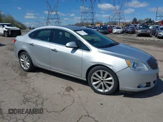2014 Buick Verano Convenience Group with VIN 1G4PR5SK7E4168357, listed as a IAAI auction lot 41977491 with 128,423 mi miles. Bid and sale history available at carsss.com. Image 1.