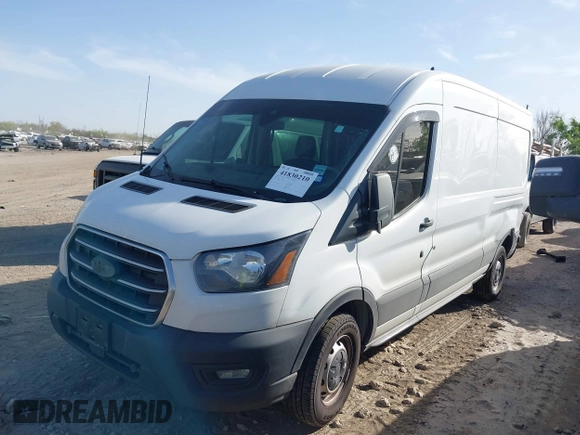 2020 Ford Transit Cargo with VIN 1FTBR1C81LKB10957, listed as a IAAI auction lot 41830210 with 86,006 mi miles and . Bid and sale history available at DreamBid. Image 17.