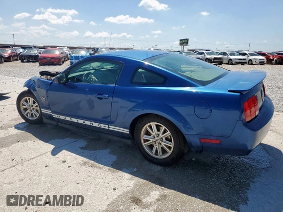 2009 Ford Mustang with VIN 1ZVHT80N095104926, listed as a Copart auction lot 54196705 with 161,252 mi miles and Salvage title. Bid and sale history available at DreamBid. Image 2.