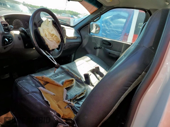 2002 Ford F-150 XL with VIN 2FTPF17Z52CA29240, listed as a Copart auction lot 55852925 with Not provided miles and Salvage title. Bid and sale history available at DreamBid. Image 7.