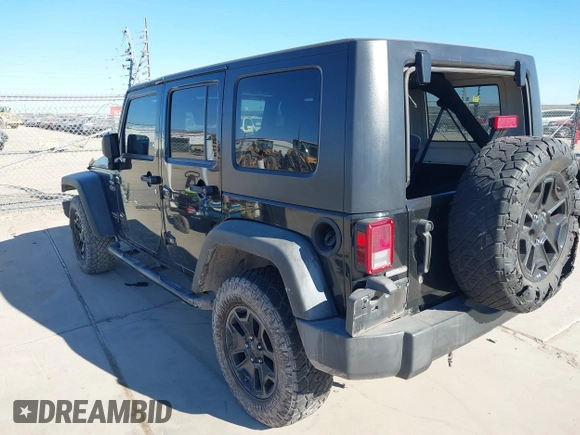 2008 Jeep Wrangler Unlimited Rubicon with VIN 1J8GA69198L574593, listed as a IAAI auction lot 41412045 with 174,727 mi miles and . Bid and sale history available at DreamBid. Image 3.