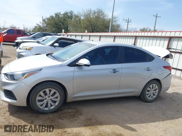2022 Hyundai Accent SEL with VIN 3KPC24A69NE187223, listed as a IAAI auction lot 41786275 with 36,799 mi miles. Bid and sale history available at carsss.com. Image 14.