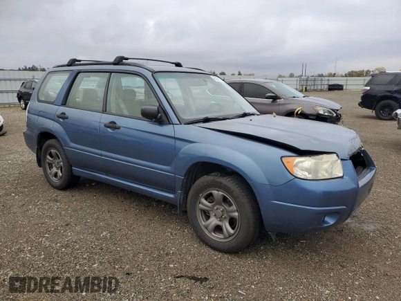 2007 Subaru Forester X with VIN JF1SG63697H721636, listed as a Copart auction lot 80301794 with 180,721 mi miles and Salvage Title. Bid and sale history available at carsss.com. Image 4.