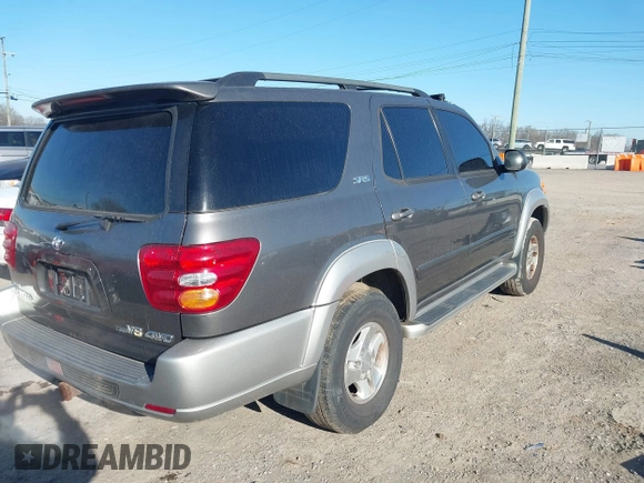 2003 Toyota Sequoia SR5 with VIN 5TDBT44A93S170580, listed as a IAAI auction lot 41739413 with 252,352 mi miles and . Bid and sale history available at DreamBid. Image 4.