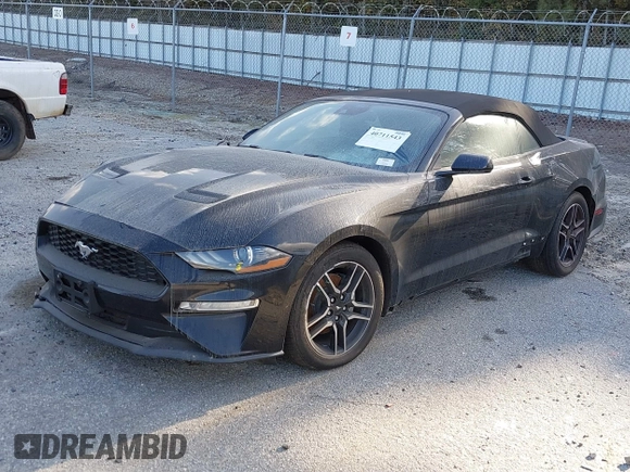 2021 Ford Mustang EcoBoost with VIN 1FATP8UH6M5103235, listed as a IAAI auction lot 40711543 with 52,470 mi miles. Bid and sale history available at carsss.com. Image 2.