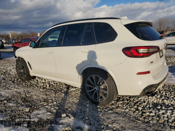 2021 BMW X5 M50i with VIN 5UXJU4C03M9E80842, listed as a Copart auction lot 42736845 with 75,390 mi miles and Salvage Title. Bid and sale history available at carsss.com. Image 2.