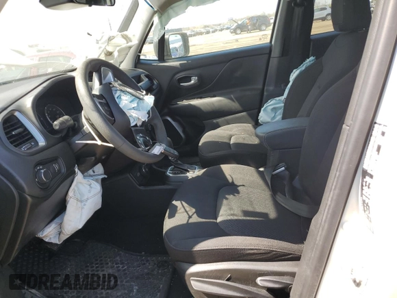 2023 Jeep Renegade Latitude with VIN ZACNJDB19PPP68772, listed as a Copart auction lot 54206465 with 22,346 mi miles and Non Repairable. Bid and sale history available at carsss.com. Image 7.