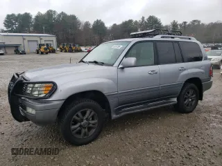 2005 Lexus LX 470 with VIN JTJHT00W753549714, listed as a Copart auction lot 52267385 with 206,763 mi miles and Clean Title. Bid and sale history available at DreamBid. Image 1.