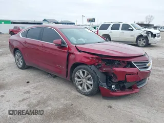 2019 Chevrolet Impala LT with VIN 1G11Z5SA5KU116523, listed as a IAAI auction lot 41609647 with 90,918 mi miles and . Bid and sale history available at DreamBid. Image 1.