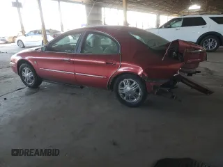 2000 Mercury Sable LS Premium with VIN 1MEFM55S1YG640497, listed as a Copart auction lot 83668544 with 188,490 mi miles and Salvage Title. Bid and sale history available at carsss.com. Image 3.