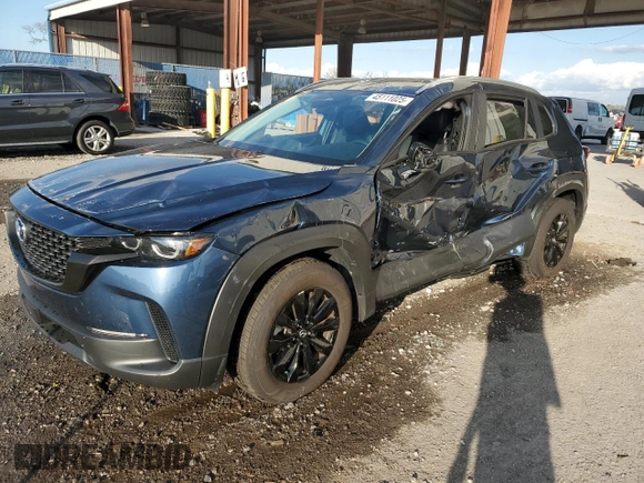 2025 Mazda CX-50 S Select with VIN 7MMVABAM5SN315995, listed as a Copart auction lot 45111025 with 3,615 mi miles and Non Repairable. Bid and sale history available at DreamBid. Image 1.