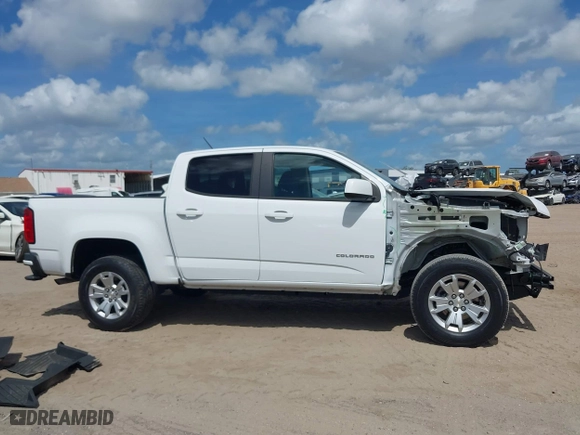 2021 Chevrolet Colorado 2WD LT with VIN 1GCGSCEN8M1159895, listed as a IAAI auction lot 41946032 with 31,499 mi miles. Bid and sale history available at carsss.com. Image 13.