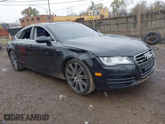 2012 Audi A7 Premium Plus with VIN WAUYGAFC0CN096027, listed as a IAAI auction lot 40881391 with 155,433 mi miles and . Bid and sale history available at DreamBid. Image 1.