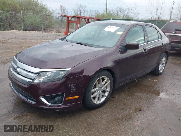 2012 Ford Fusion SEL with VIN 3FAHP0JA7CR356526, listed as a IAAI auction lot 42040375 with 206,818 mi miles. Bid and sale history available at carsss.com. Image 2.