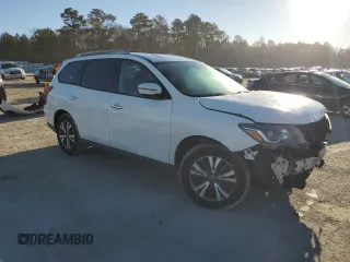 2017 Nissan Pathfinder SV z VIN 5N1DR2MN0HC664815, wystawiony jako Copart lot #49411525 z przebiegiem 120 117 mil mil oraz Szkoda całkowita • Salvage title. Historia ofert i sprzedaży dostępna na DreamBid. Obrazek 4.