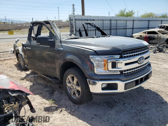 2020 Ford F-150 XL with VIN 1FTEW1C49LKD61292, listed as a Copart auction lot 46501265 with 0 mi miles and Non Repairable. Bid and sale history available at carsss.com. Image 4.