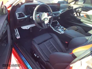 2024 BMW M2 with VIN 3MF13DM08R8D87457, listed as a Copart auction lot 37057014 with 4,516 mi miles and Salvage Title. Bid and sale history available at carsss.com. Image 8.