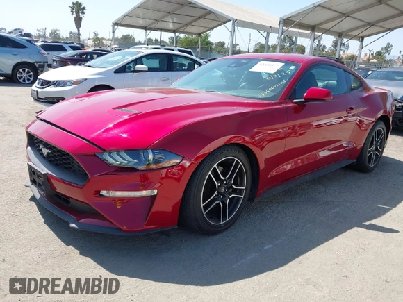 2021 Ford Mustang EcoBoost with VIN 1FA6P8TH7M5125744, listed as a IAAI auction lot 42520877 with 31,953 mi miles and . Bid and sale history available at DreamBid. Image 18.