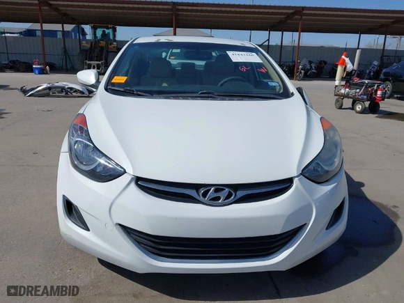 2012 Hyundai Elantra GLS PZEV with VIN 5NPDH4AE7CH073174, listed as a IAAI auction lot 41843160 with 101,380 mi miles. Bid and sale history available at carsss.com. Image 12.
