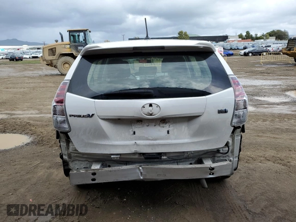 2016 Toyota Prius v Two with VIN JTDZN3EU2GJ050862, listed as a Copart auction lot 49341295 with 127,914 mi miles and Salvage Title. Bid and sale history available at carsss.com. Image 6.
