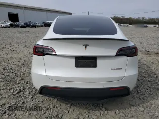 2022 Tesla Model Y Performance with VIN 7SAYGDEF9NF564566, listed as a Copart auction lot 53799715 with 38,963 mi miles and Salvage title. Bid and sale history available at DreamBid. Image 6.