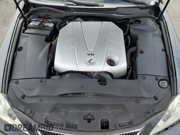 2008 Lexus IS 350 with VIN JTHBE262582013646, listed as a Copart auction lot 53187215 with 130,826 mi miles and Clean title. Bid and sale history available at DreamBid. Image 11.
