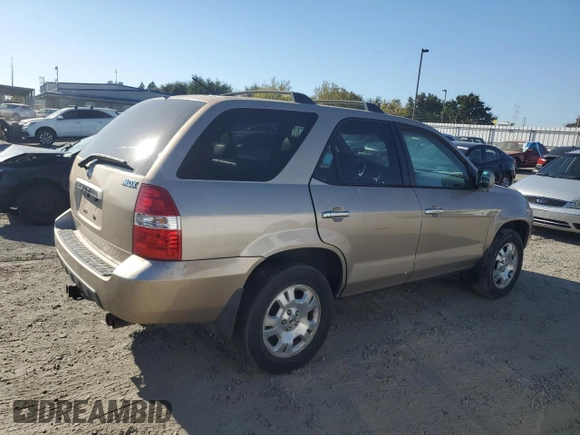 2002 Acura MDX with VIN 2HNYD18262H527360, listed as a Copart auction lot 72217624 with 229,181 mi miles and Salvage Title. Bid and sale history available at carsss.com. Image 3.
