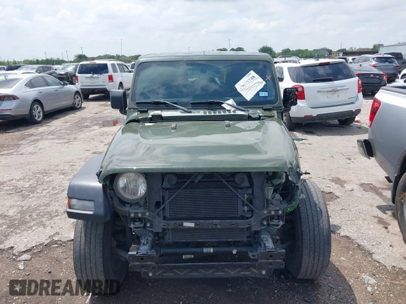 2021 Jeep Wrangler Unlimited Sport S with VIN 1C4HJXDG0MW510836, listed as a IAAI auction lot 42072748 with 87,960 mi miles and . Bid and sale history available at DreamBid. Image 13.