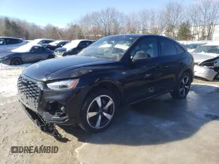 2022 Audi Q5 Sportback S line Premium Plus with VIN WA15AAFY8N2077419, listed as a Copart auction lot 44938155 with 31,388 mi miles and Salvage title. Bid and sale history available at DreamBid. Image 1.