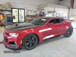 2021 Chevrolet Camaro ZL1 with VIN 1G1FK1R69M0140239, listed as a Copart auction lot 78714864 with 28,416 mi miles and Salvage Title. Bid and sale history available at carsss.com. Image 1.