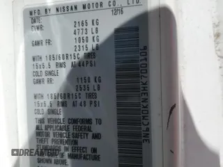 2017 Nissan NV200 S z VIN 3N6CM0KN3HK700106, wystawiony jako Copart lot #57971955 z przebiegiem 183 147 mil mil oraz Czysty tytuł • Clean title. Historia ofert i sprzedaży dostępna na DreamBid. Obrazek 13.